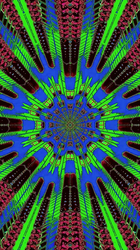 Colorful tunnel video vj loop creates seamless immersive visual experience .. Stock Footage 321568653