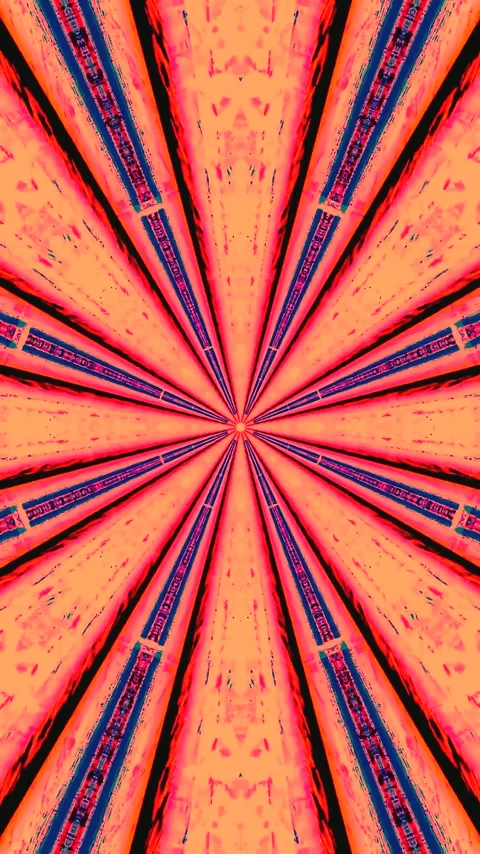 Colorful tunnel video vj loop screensaver creates immersive visual experien.. Stock Footage 321571239