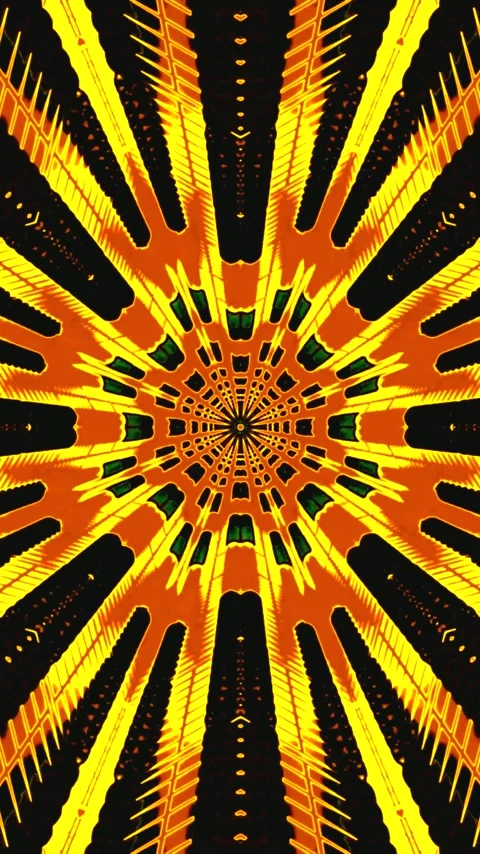 Colorful tunnel video vj loop screensaver creates a mesmerizing visual expe.. Stock Footage 321573688
