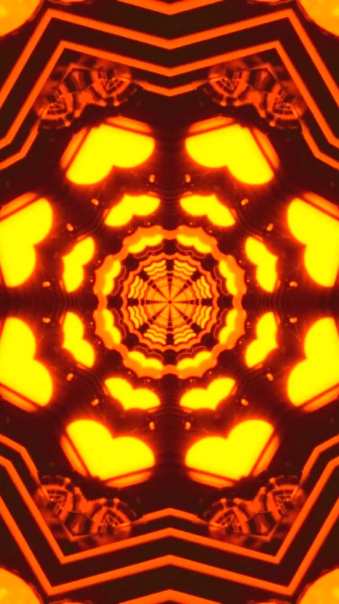 Colorful tunnel video vj loop seamless pattern with dynamic shapes and vibr.. Stock-Footage 321575491