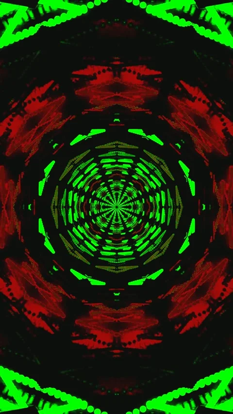 Colorful tunnel visual loop creating a dynamic screensaver experience with .. Stock Footage 321573538