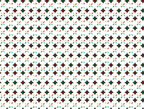 Colorful Turkish Seamless Pattern with Geometric Diamond Motifs and Floral .. Illustrazione stock