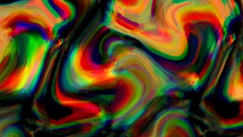 Colorful twisted abstract Stock Footage 89819583