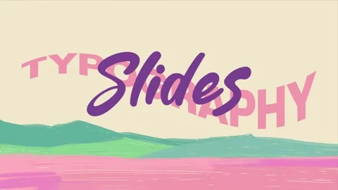 Colorful Typography Slides | After Effects 스톡 After Effects