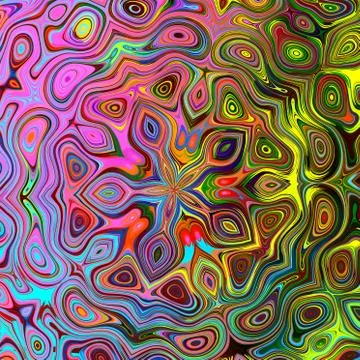 Colorful Unique Background Pattern. Abstract Modern Illustration. Digital Art. Stock Illustration