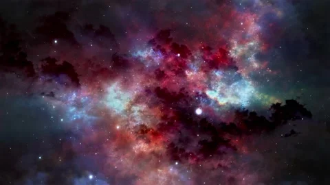 Colorful universe animation Stock Footage 149297319