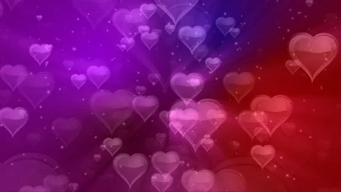 Colorful Valentine's background Stock Footage 100643573