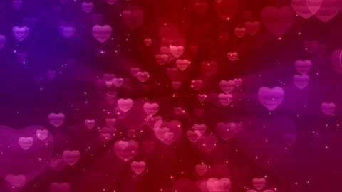 Colorful Valentine's background Stock Footage 100643575