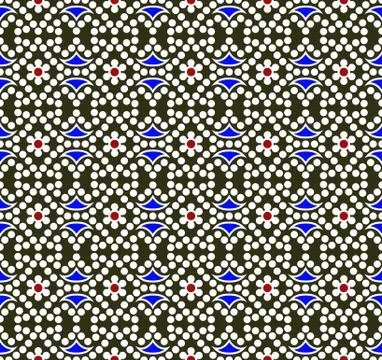 Colorful vector abstract dots circle background pattern design. Stock Illustration