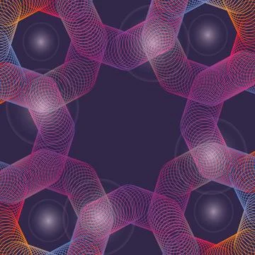 Colorful vector of abstract geometric pattern and background Colorful vect... Stock Photos