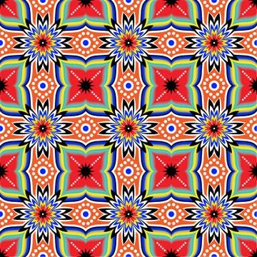 Colorful vector abstract kaleidoscope pattern background design Stock Illustration