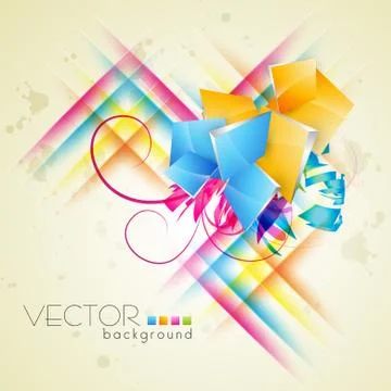 Colorful vector background Stock Illustration