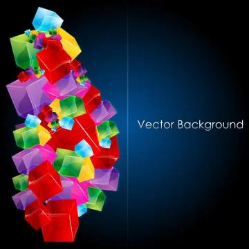 Colorful vector background Stock Illustration