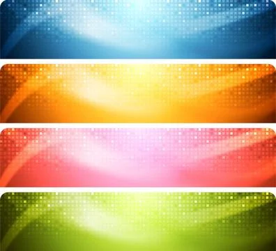Colorful vector banners tech template Colorful vector banners tech templat... Stock Photos
