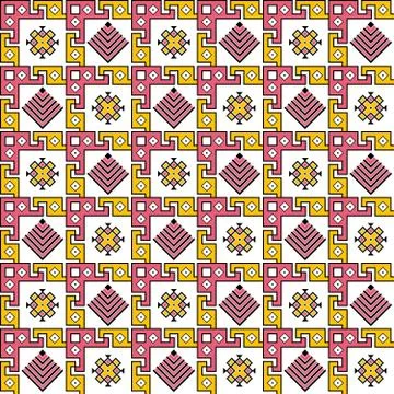 Colorful vector block background pattern design Stock Illustration