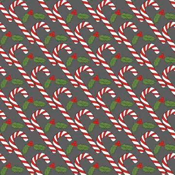 Colorful vector caramel cane pattern on background. Spiral collection. Vector Stock Illustration