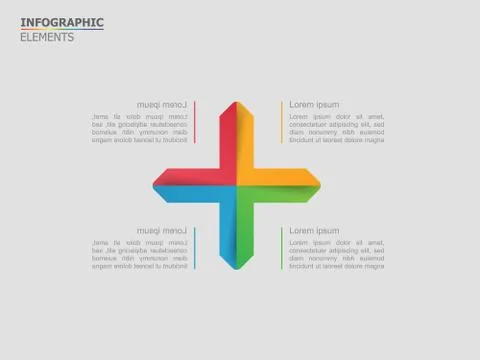 Colorful vector elements for infographics Stock Illustration