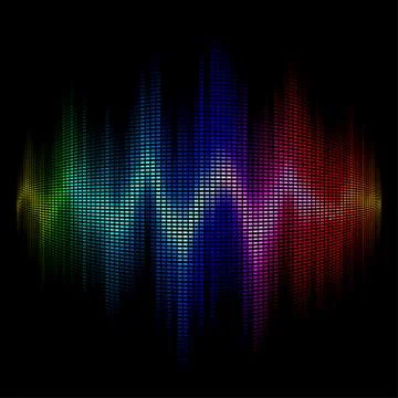 Colorful vector Equalizer Stock Illustration