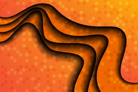 Colorful vector layout elements background. Curved gradient shape fluid layers Illustrazione stock