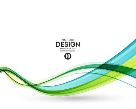 Colorful vector lines. Abstract background Stock Illustration