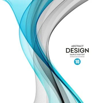 Colorful vector lines. Abstract background Stock Illustration