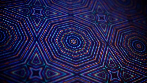 Colorful Vector Mandala Carpet Stock Footage 102920823