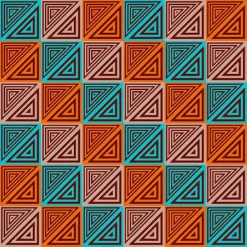 Colorful vector modern seamless pattern Stock-Illustration