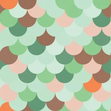 Colorful vector pattern, colorful circles, hipster style, Japanese, fish scales 스톡 일러스트