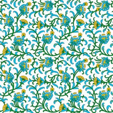 Colorful vector seamless background pattern design. Stock Illustration