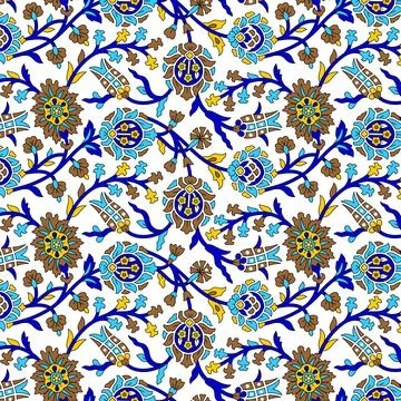 Colorful vector seamless background pattern design. Stock Illustration