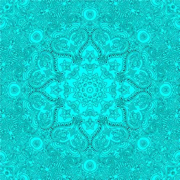 Colorful vector seamless pattern with flowers Stock Illustration