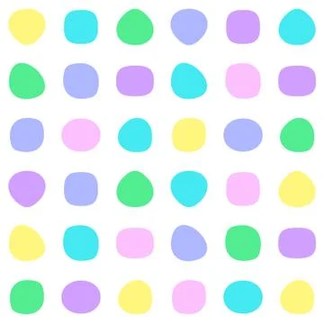 Colorful vector seamless pattern Illustrazione stock