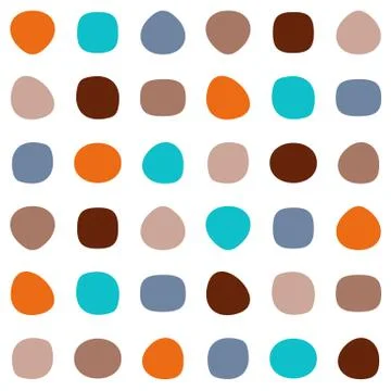 Colorful vector seamless pattern Illustrazione stock