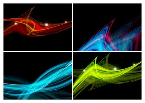 Colorful vector set Stock Illustration