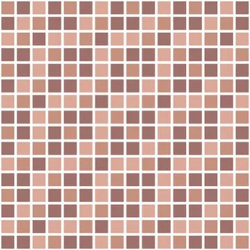 Colorful vector square grid pattern. Seamless texture Stock Illustration