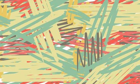 Colorful vector template with repeated sharp stripes. Stock Illustration