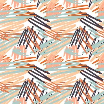 Colorful vector template with repeated sharp stripes. Stock Illustration