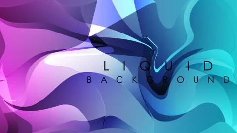 Colorful vector wave texture, liquid abstract background. Stock Illustration