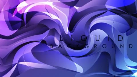 Colorful vector wave texture, liquid abstract background. Stock Illustration