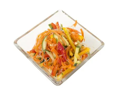 Colorful vegetable salad. Stock Photos