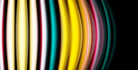 Colorful vertical lines create abstract wave pattern. Bright hues contrast Illustrazione stock