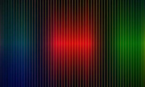 Colorful vertical lines with gradient light effect background. Stock Illustration