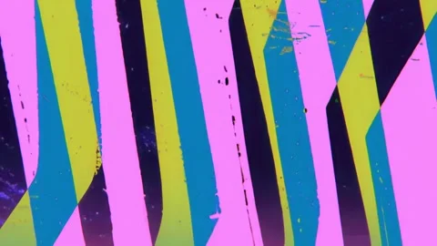 Colorful Vertical Stripe Geometric Pattern Loop 库存影片 328337701