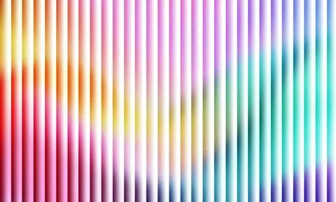 Colorful vertical striped background with a gradient of vibrant rainbow hues and Stock Illustration