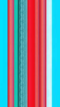 Colorful Vertical Striped Pattern With Ethnic Ornament Illustrazione stock