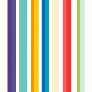 Colorful Vertical Stripes Illustration