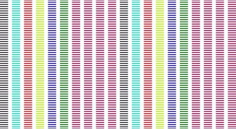 Colorful Vertical Stripes Pattern With Repeated Short Horizontal Bars For M.. Stock Illustration