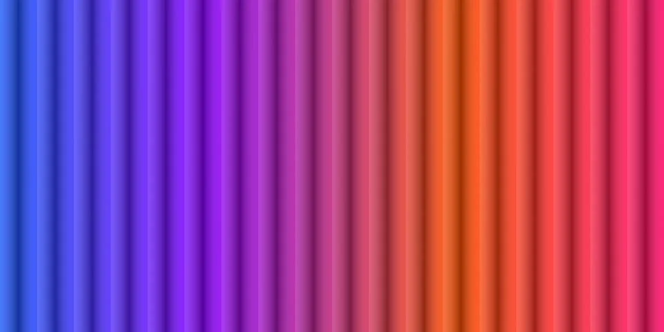Colorful vertical stripes with a smooth gradient pattern Stock-Illustration