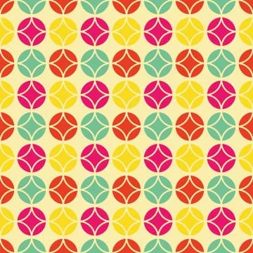 Colorful vintage pattern Stock Illustration