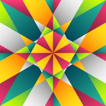 Colorful vitrage seamless pattern Stock Illustration